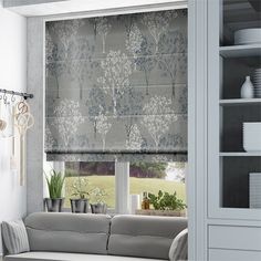 Floral Pattern Roman Blinds